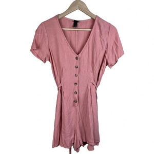 Wild Fable • Pink Tie Waist Romper